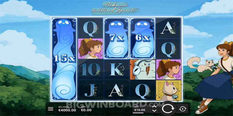 Aiko and the Wind Spirit Slot Adventure!
